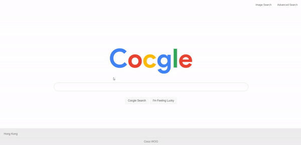 Clone google searching website